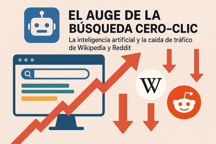 infograma sobre el auge de la búsqueda cero-clic