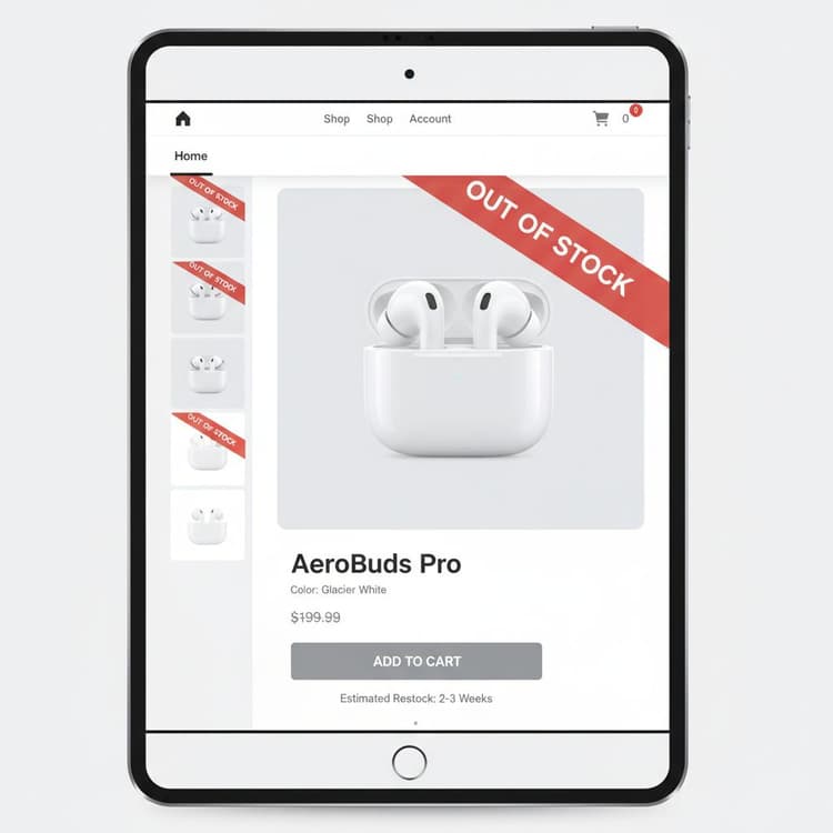 Producto Fuera de stock